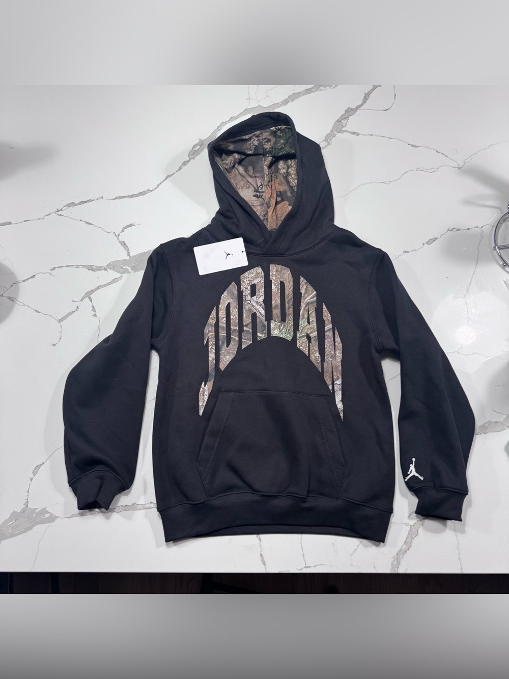 Nike Air Jordan x Realtree Camo Boys Hoodie Youth Size Medium 10-12 YRS New